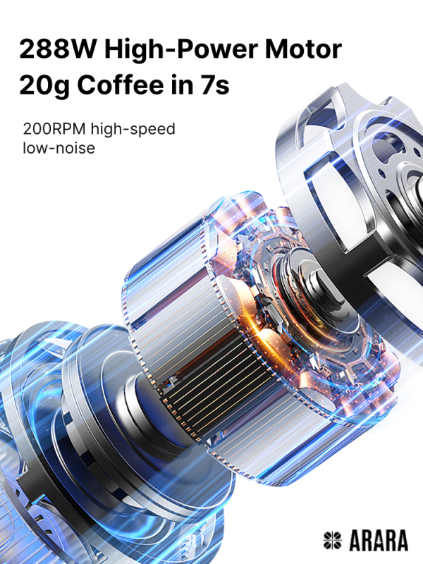 JT83 Grinder Coffee Electric Burr Untuk Espresso Manual Brew - Image 3