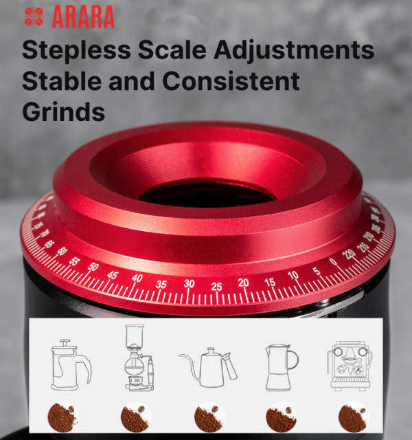 JT83 Grinder Coffee Electric Burr Untuk Espresso Manual Brew - Image 2
